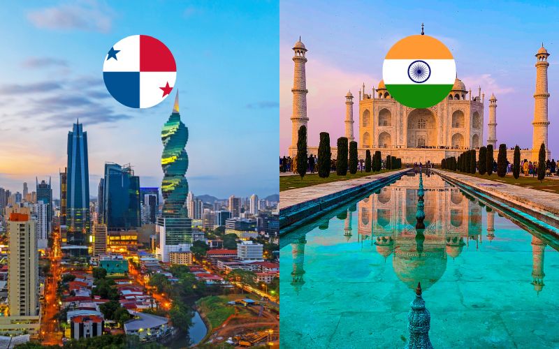 Imagen de Panamá e India