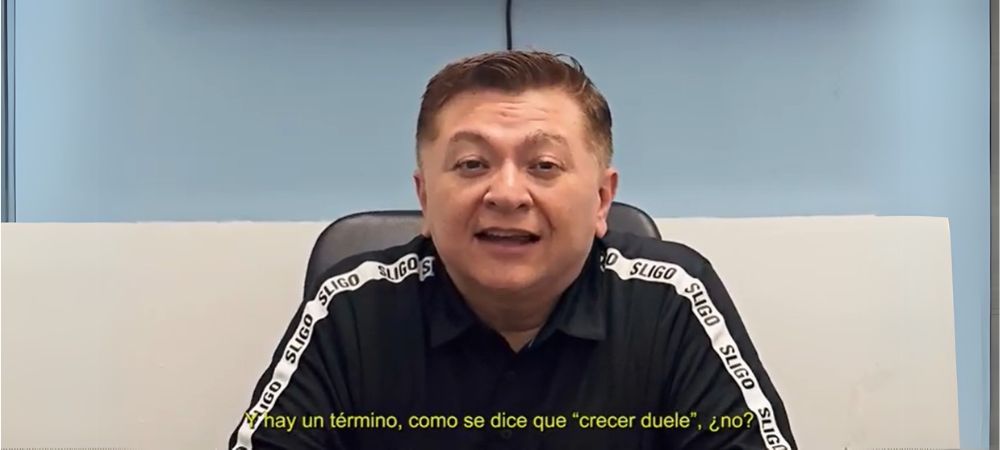 Imagen de Ben Orta hablando de GSB especialistas TI en en el mundo